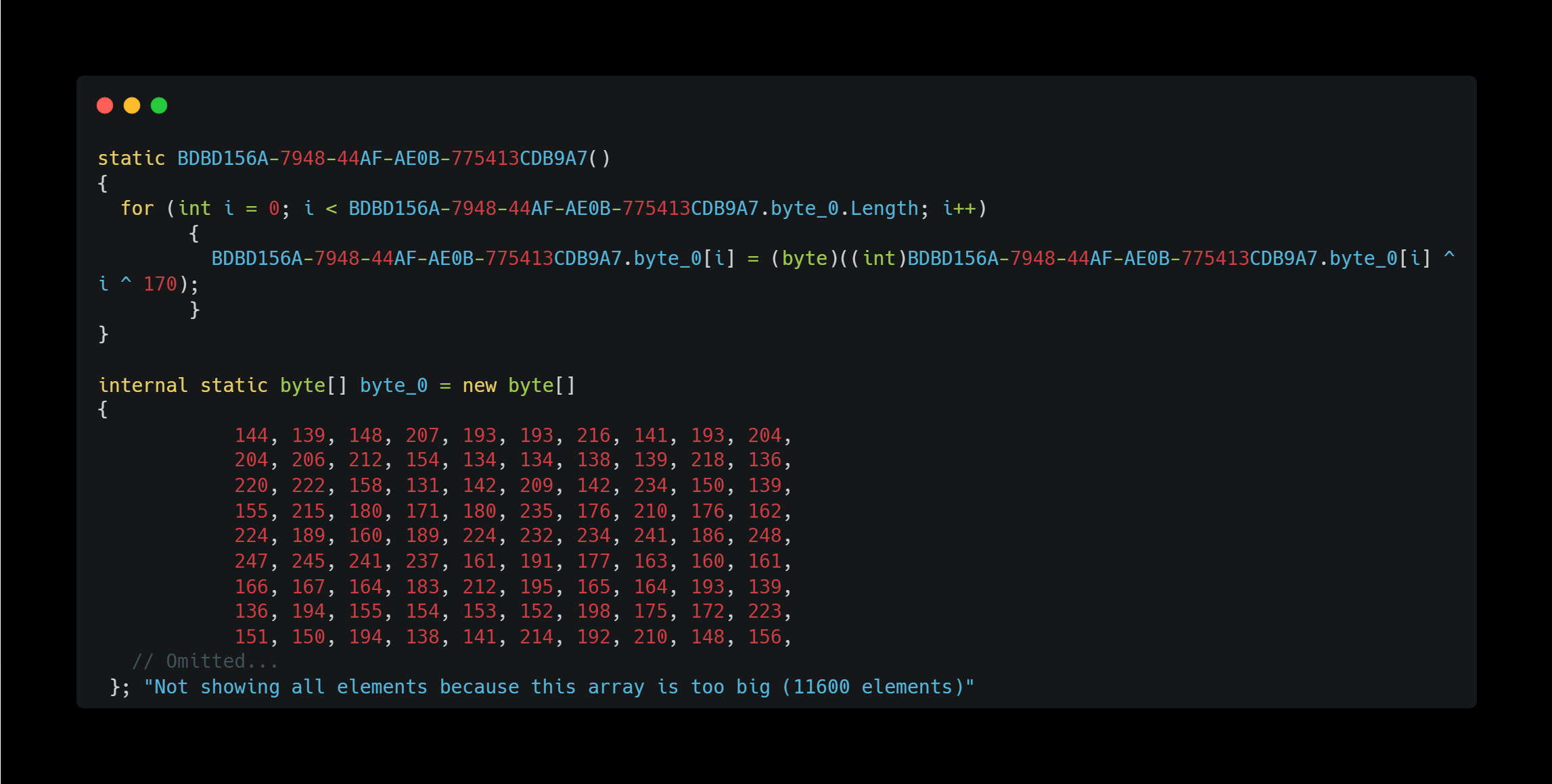 Final .NET Code Analysis 1