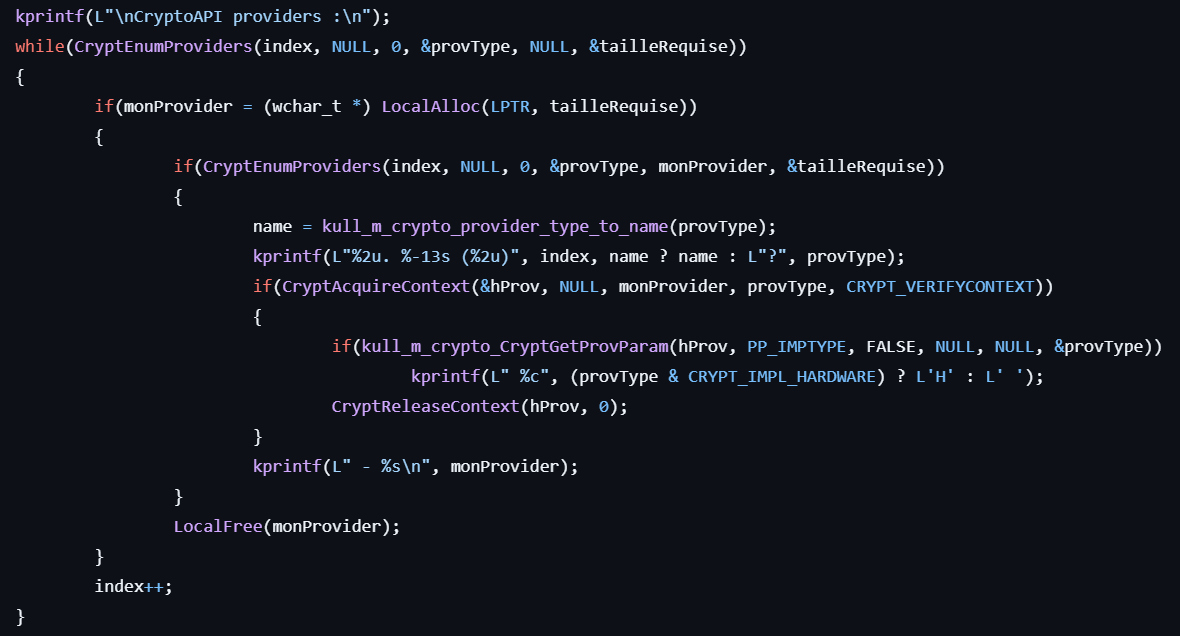 kuhl-m-crypt-l-providers