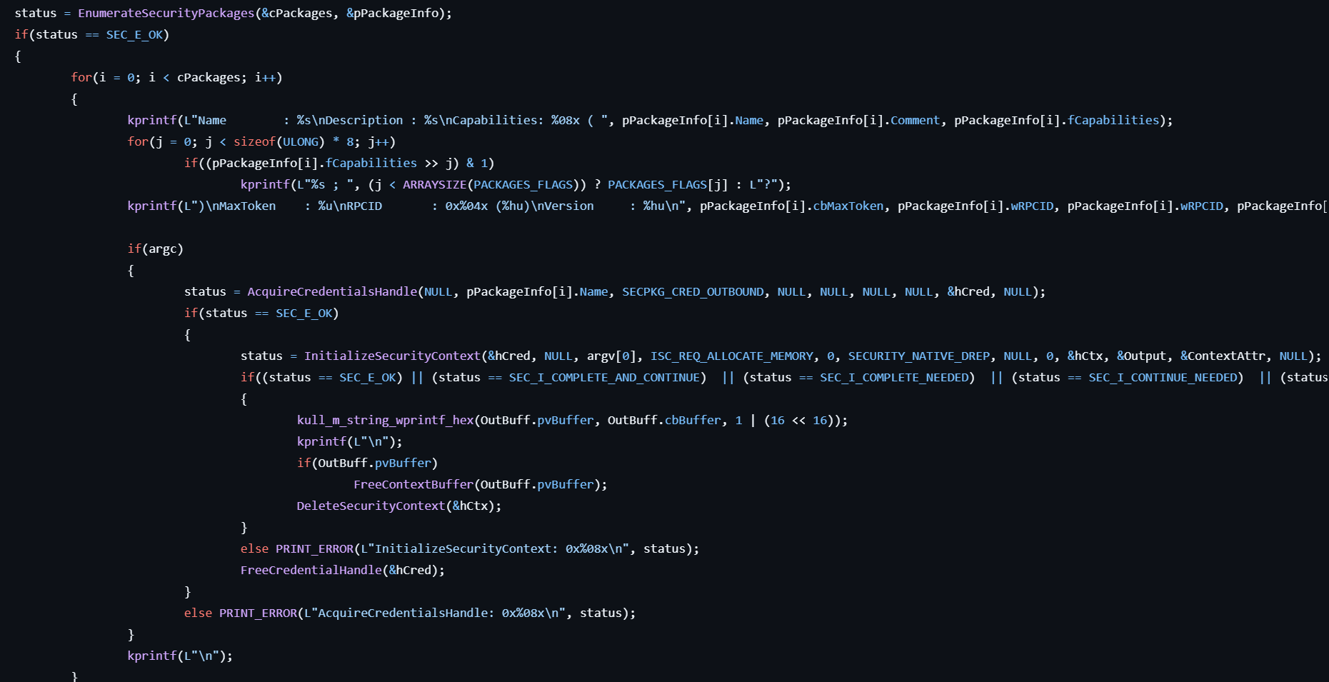 kuhl-m-lsadump-packages