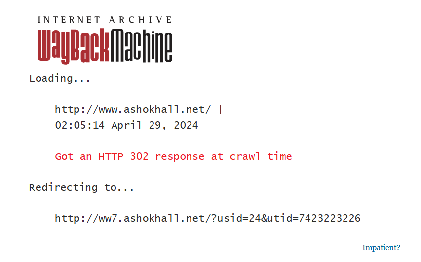Ashokhall Web Archive 20240111