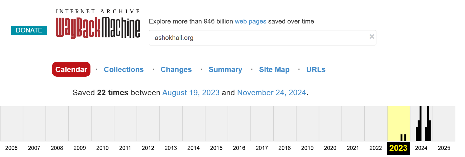 Ashokhall Org Web Archives