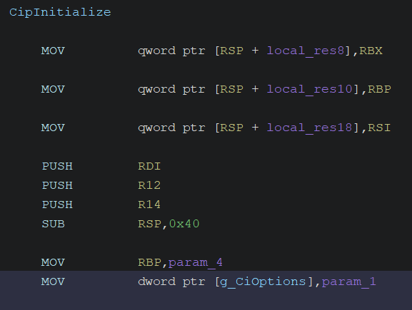 ci-disasm-cipinitialize