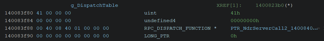 services-dispatchtable